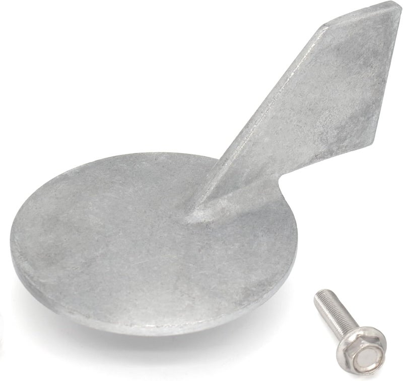 QUICKMARINE 688-45371-01 Boat Motor Trim Tab Anode with Bolt for Yamaha 50-90 HP Outboard Models replaces 67F-45371-00 6K5-45371-00 Marine Engine - Image 1